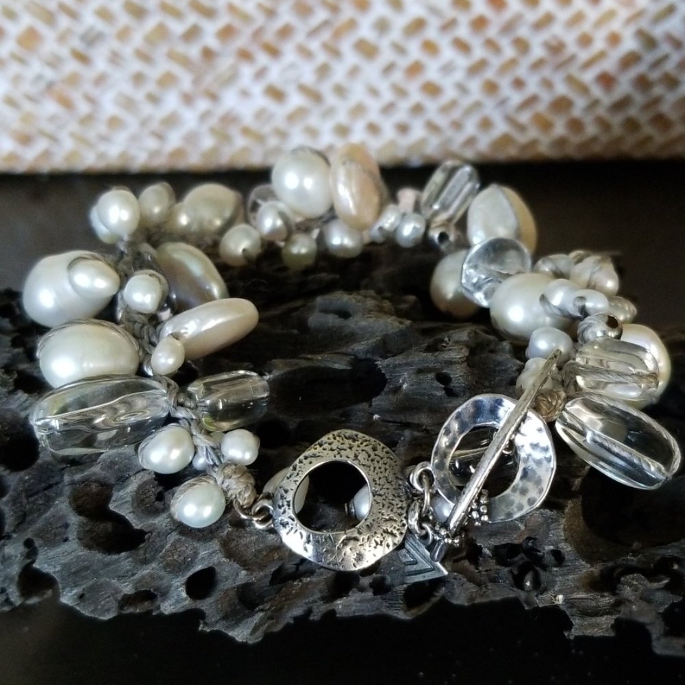 Silpada ~ Effervescence Pearl Bracelet
